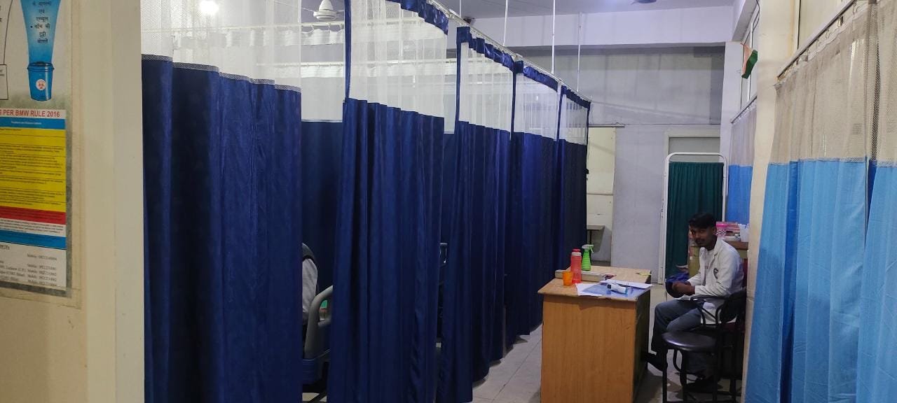 Patient care and ward area