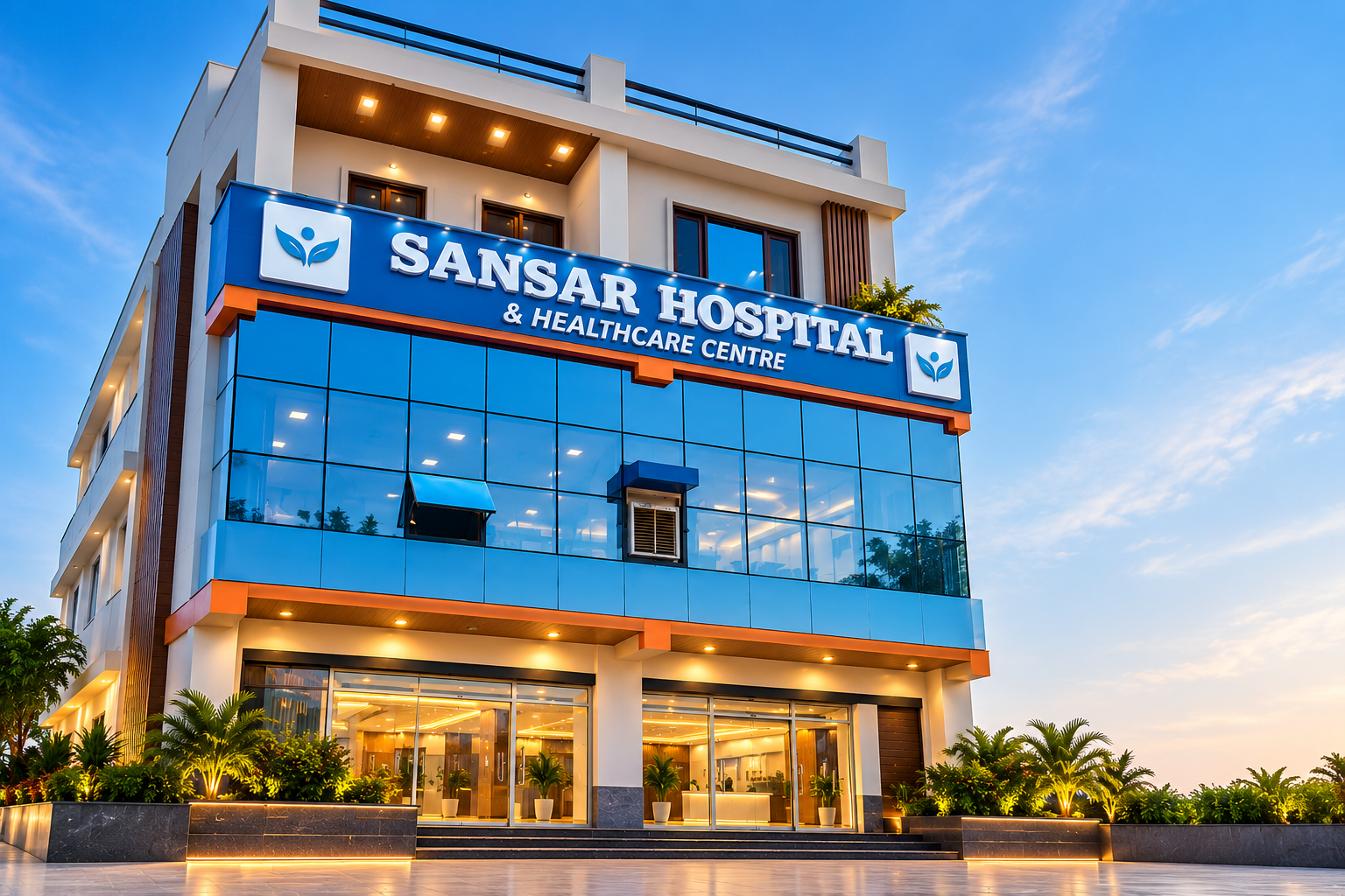 Modern hospital clinical environment