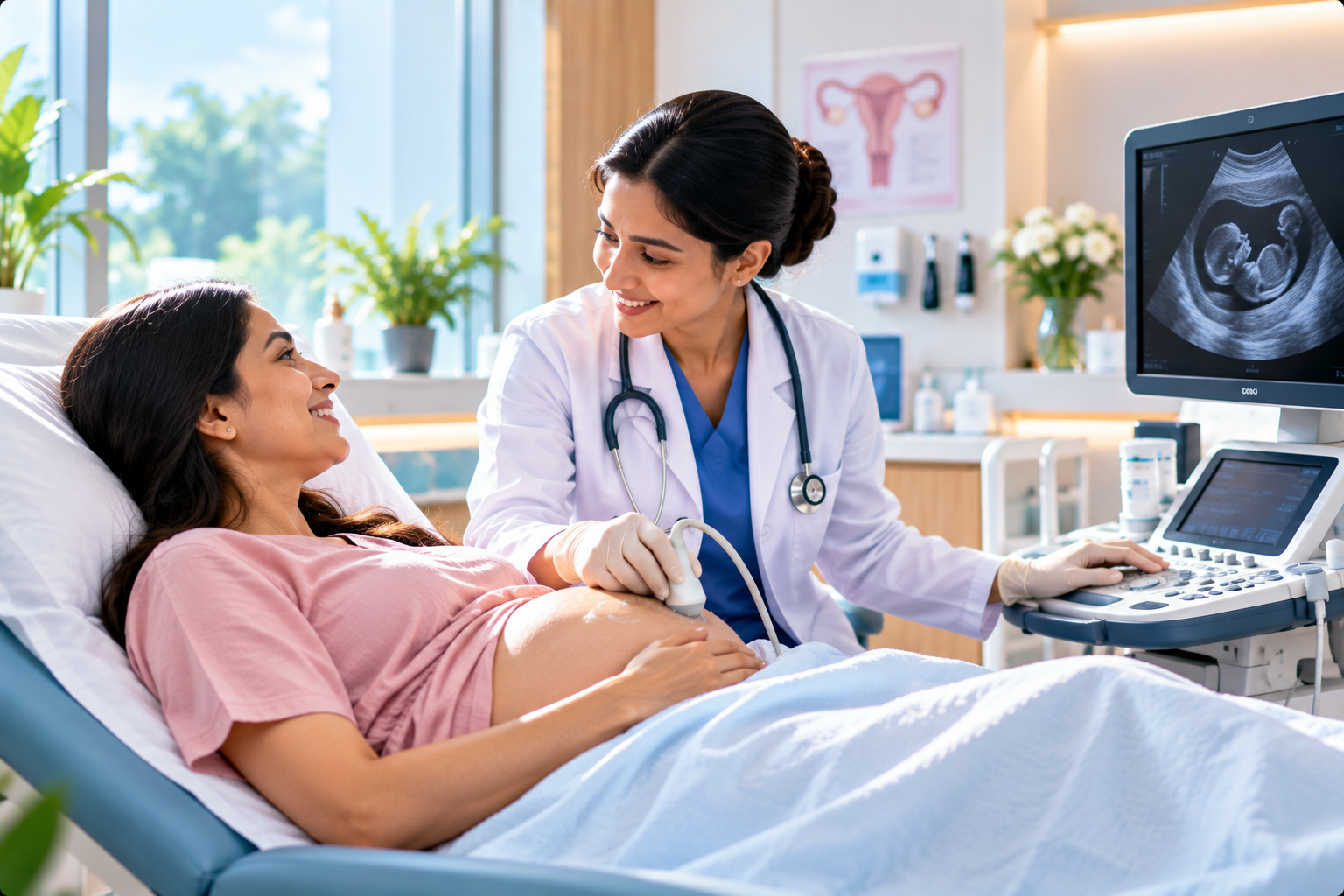 Women's healthcare clinical environment